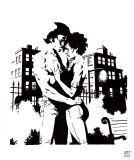 Jason Johnson | Ken & Elyse Series: Ken and Elyse in Park | Abel Original Art
