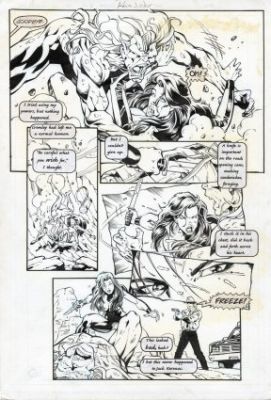 West, Kevin - FULL METAL FICTION #4 Interior Page | ComicConnect