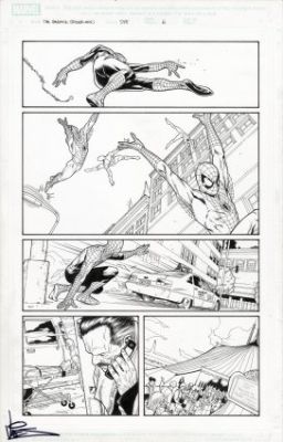 McNiven, Steve - AMAZING SPIDER-MAN (1963-98; 2003-13) #548 Interior Page | ComicConnect
