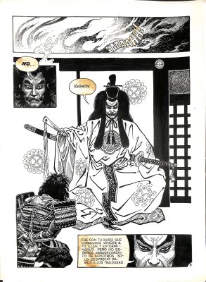 Enrique Alcatena - Tavola Originale - Karma capitolo 6- pag 8 | Love Original Art