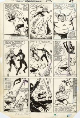 Milgrom, Al - SPECTACULAR SPIDER-MAN (1976-98) #91 Interior Page | ComicConnect