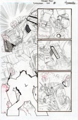 Ferreira, Marcelo - TRANSFORMERS: BUMBLEBEE - GO FOR THE GOLD Half Splash | ComicConnect