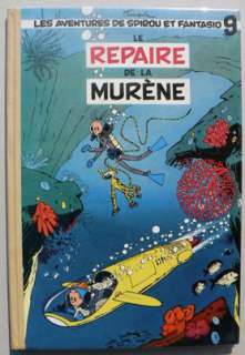 Franquin. | Â« Le Repaire de la Murène Â». SPIROU n° 9. Dupuis 1957. Cartonné | Tessier Sarrou