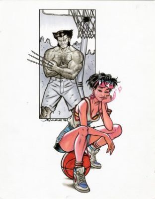 Quinones, Joe - WOLVERINE AND JUBILEE Illustration