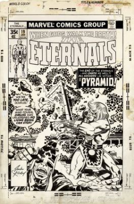 Kirby, Jack - ETERNALS, THE (1976-78) #19 Cover | ComicConnect