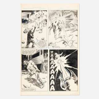 John Buscema and Dave Simons, Savage Sword of Conan #92 Story Page 49 Original Art (Marvel, 1983) | Landry Pop Auctions