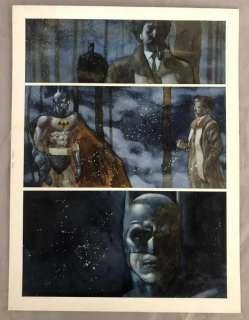 Scott Hampton, Batman Night Cries Pg 35 Orig Art