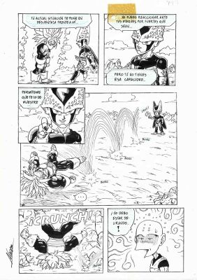 Nacho Fernández | Original page: Dragon Fall #0 – Nacho / Parody Dragon Ball | Origin Of Comics