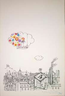 Peynet Raymond (1908 - 1999) - Le printemps dans le ciel de Paris | Capitolium Art