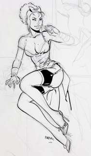 Meynet | Double M, illustration à l’encre de Chine et à… | Millon