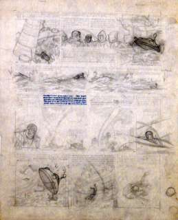 JACOBS Pierre Edgar  - Blake et Mortimer  - Crayonné de la planche 47 édité au [...] | Vermot et Associés