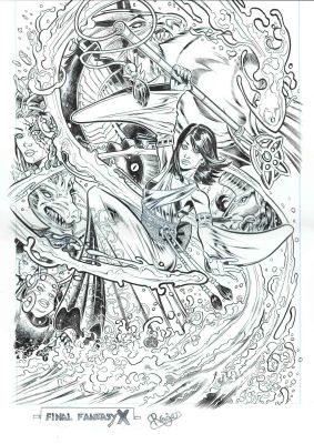 Roger Bonet | Original book cover: Final Fantasy X – Roger | Origin Of Comics