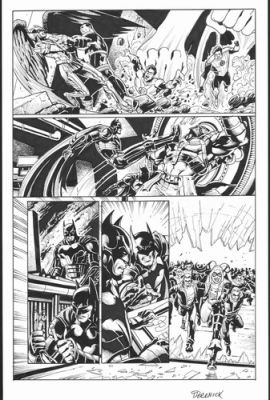 TOM DERENICK SIGNED 2017 BATMAN, HARLEY QUINN, GREEN LANTERN, HAWKGIRL ART! | eBay US