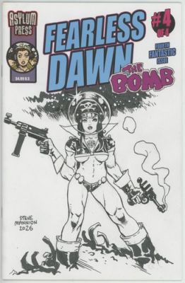 Fearless Dawn BOMB #4 sketch cover Steve Mannion (Fearless Dawn,Batman.hellboy | eBay US