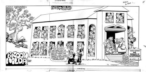 Russell Myers - Broom Hilda 9/2/73 Sunday