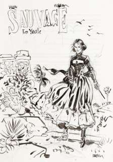 Meynet | Sauvage, illustration à l’aquarelle et rehauts… | AZ auction