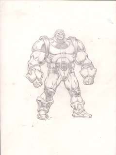 Jim Starlin - Mongul (Dc) Finished Pencil Character Design Art