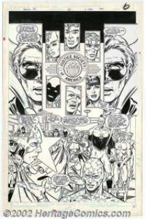 Todd McFarlane - Original Art for Infinity, Inc. #25, page 6 (DC, 1986). Outstanding page with lots of - | Heritage