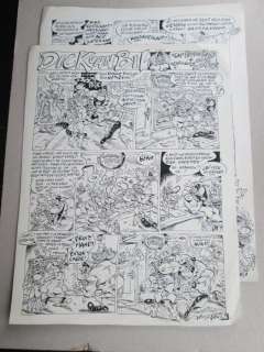 Schreurs, Eric | 2 Original pages (complete episode)  - Dick van Bil  - Onderlijf  - (1991) | Catawiki