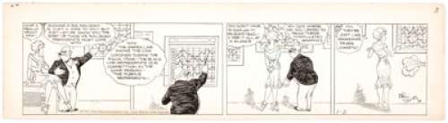 Chic Young Blondie  Daily Comic Strip Original Art dated 1-2-31 (King Features Syndicate, 1931). A classic gag - | Heritage