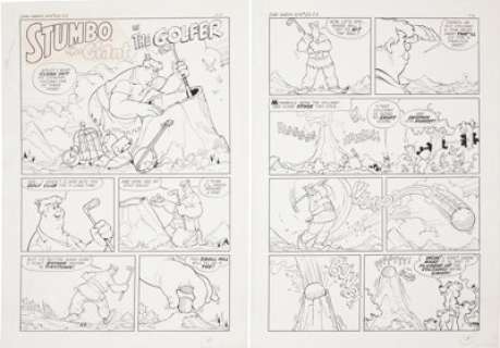 Warren Kremer Harvey Hits #69 Complete 5-Page "Stumbo" Story Original Art (Harvey Comics, 1963). - | Heritage