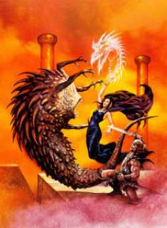 Ciruelo Cabral - Fantasy Painting Original Art (undated). It‘s tempting to call this horned and muscled warrior -