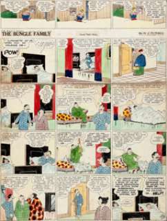 Harry J. Tuthill The Bungle Family Sunday Original Art dated 8-11-29 (McNaught Syndicate, 1929). Titled - | Heritage