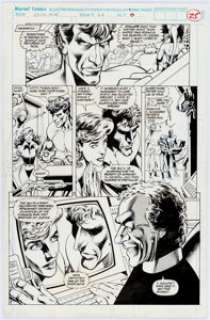 Alan Davis and Mark Farmer Excalibur #64  Story Page 19 Kitty Pryde Nightcrawler Original Art... | Heritage