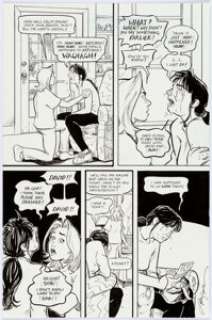 Terry Moore Strangers in Paradise V3#27  Story Page 12 Francine Original Art (Abstract Studio... | Heritage