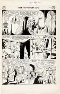 Gil Kane and Bernard Sachs The Adventures of Rex the Wonder Dog #21 Story Page 2 Original Art (DC, 1955). Rex - | Heritage