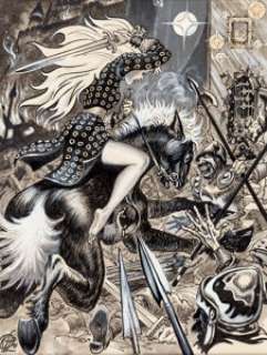 Kelly Freas and Laura Freas Haut Clair Magazine Illustration Original Art (Marion Zimmer Bradley, 1991). Kelly - | Heritage