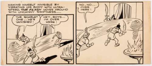 Martin Naydel All-Star Comics Partial Unpublished Flash Page Original Art (DC, c. 1940s).... | Heritage