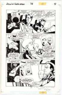 Lee Moder and Ron Boyd Legion of Super-Heroes #78 Story Page 4 Original Art (DC Comics, 1996)....