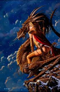 Dorian Cleavenger Lady Pendragon: Dragon Blade #1 Variant Cover Painting Original Art (Image, 1999).... | Heritage