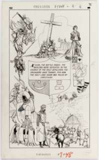 Edd Ashe The World around Us #16 Internal Splash Original Art (Gilberton Publ., 1959)....