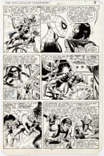 Marie Severin and Jim Mooney Spectacular Spider-Man #51 Story Page 11 Original Art (Marvel, 1981).... | Heritage