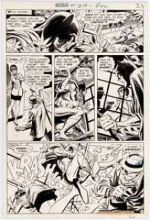 Irv Novick and Dick Giordano Batman #217 Page 17 Original Art (DC, 1969). ... | Heritage