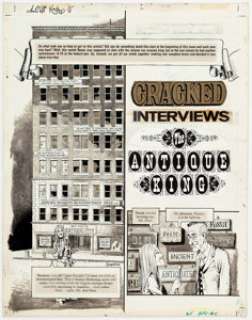John Severin Cracked #139: "Cracked Interviews the Antique King" Complete 5-Page Story Original Art (Major - | Heritage