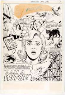 Kurt Schaffenberger Adventure Comics #396 Splash Page 1 Supergirl Original Art (DC, 1970).... | Heritage