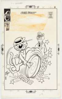 Ray Dirgo Top Cat #14 Cover Original Art (Charlton Comics, 1972)....
