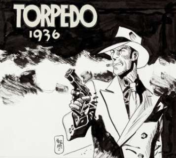 Jordi Bernet Torpedo 1936 Illustration Original Art (c. 1980-90s).... | Heritage