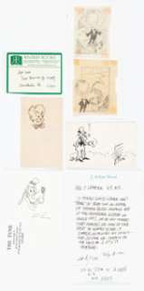 Ham Fisher, Fontaine Fox, and Others Joe Palooka and Toonerville Folks Sketches and Other Miniature Ca... (Total: 20 Original Art)