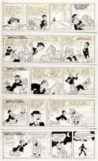 Andy Amato, Al Capp, and Bob Lubbers Li’l Abner - Fearless Fosdick Unpublished Daily Comic Strip Original Art Grou... (Total: 10 Original Art) | Heritage