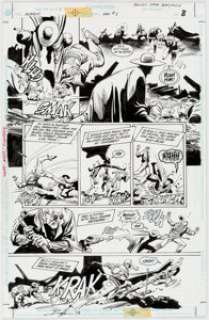  - Norm Breyfogle and Joe Rubinstein Anarky #1 Story Page 8 Original Art (DC, 1999)....