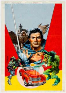 Gene Colan and Neal McPheeters Silverblade #1 Cover Original Art (DC, 1987).... | Heritage