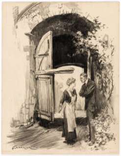 Frederic Rodrigo Gruger The Saturday Evening Post Original Art for 7-31-15 Episode of P.G. Wodehouse’s Somet... | Heritage