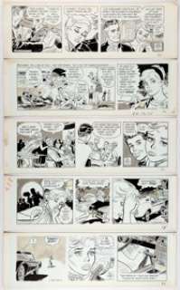 Bob Lubbers Robin Malone Daily Comic Strip Original Art Group of 10 (NEA, 1967).... (Total: 10 Original Art) | Heritage