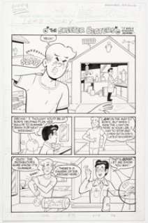 Bob Bolling Archie’s Double Digest Magazine #153 Complete 7-Page Story "The Skeeter Beaters" Original Art (Archie ... (Total: 7 Original Art) | Heritage