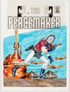  - Unknown Artist (after Pat Boyette) The Peacemaker #1 Cover Re-Creation Original Art (c. 2000s)....