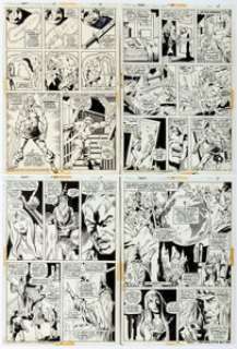  - Val Mayerik and Sal Trapani Fear #19 Story Pages, 14, 15, 17, 18, 22, 23, and 30 Group of 7 Man-Thing Original Art... (Total: 7 Original Art)